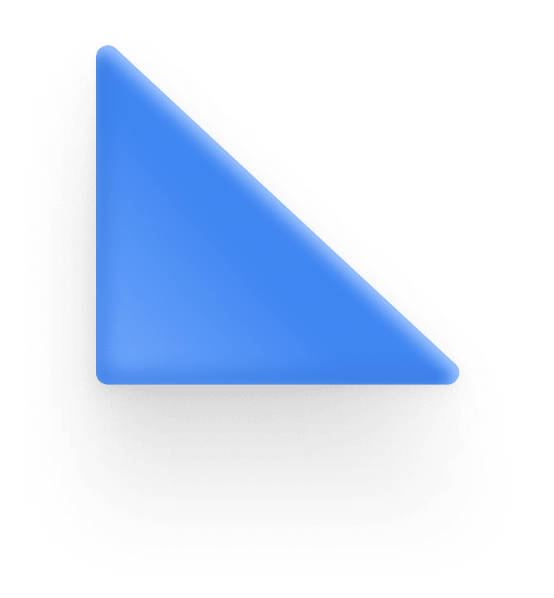 blue triangle